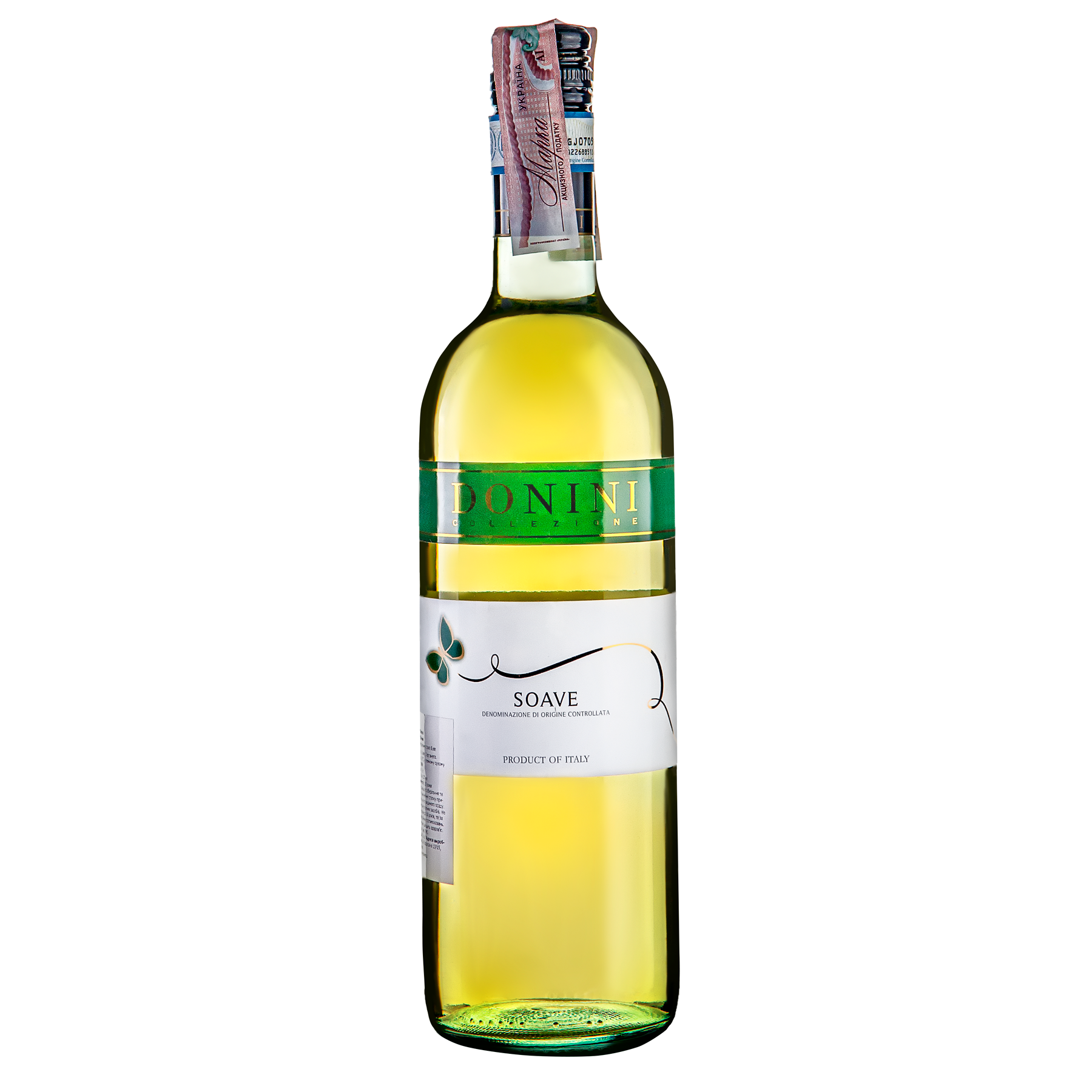 Вино Доніні Соаве біл сух 0,75л 12%